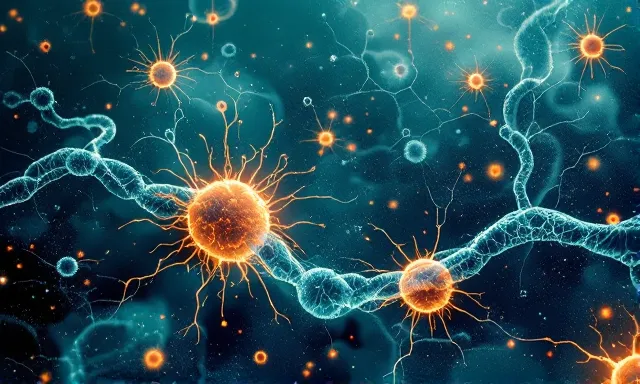 Abstract Epitalon telomere research illustration